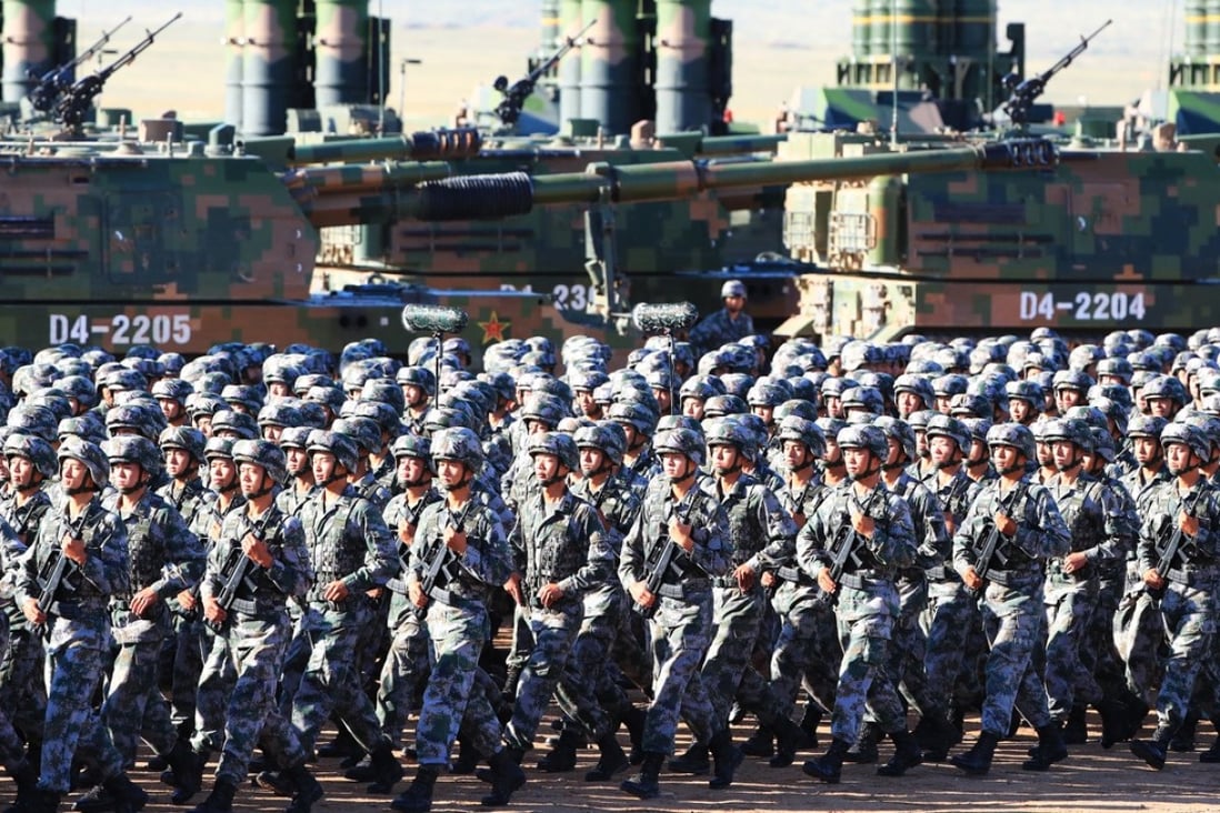 President Xi Jinping, commander-in-chief of world’s biggest army told troops they should be unswervingly loyal to the Communist Party. Photo: Handout
