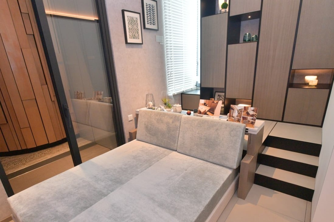 The interior picture of Edition 178 development in Kwai Chung. Buyers of the development, which comprises of units with size of 222 sq ft to 398 sq ft, are expect to pay a monthly management fee of HK$4.8 per sq ft. Photo / Handout