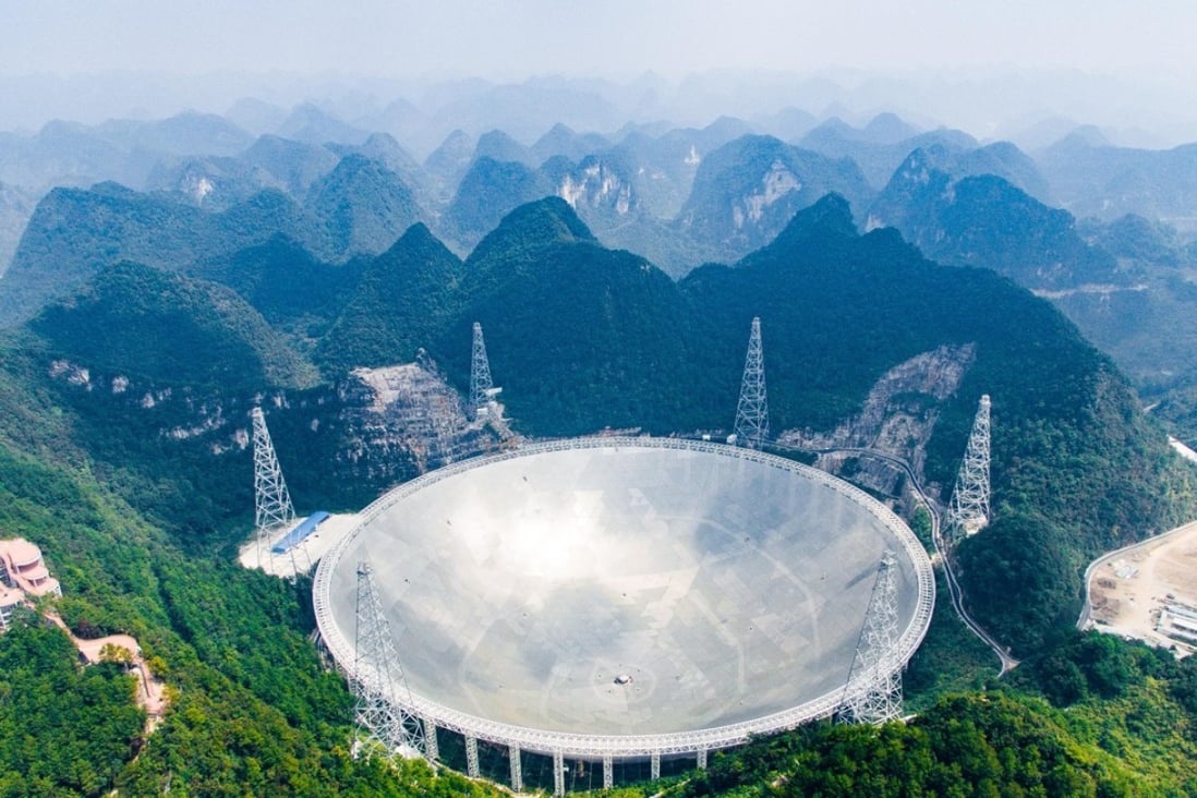 Fast is the world’s largest radio telescope and could help to expand scientists’ understanding of the universe. Photo: Xinhua