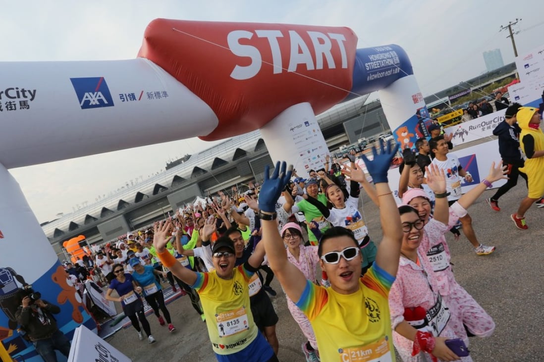 This year, individual participants of the race must pay HK$348 each, while a relay team of four has to fork out HK$1,200 as part of the enrolment fees. Photo: Felix Wong