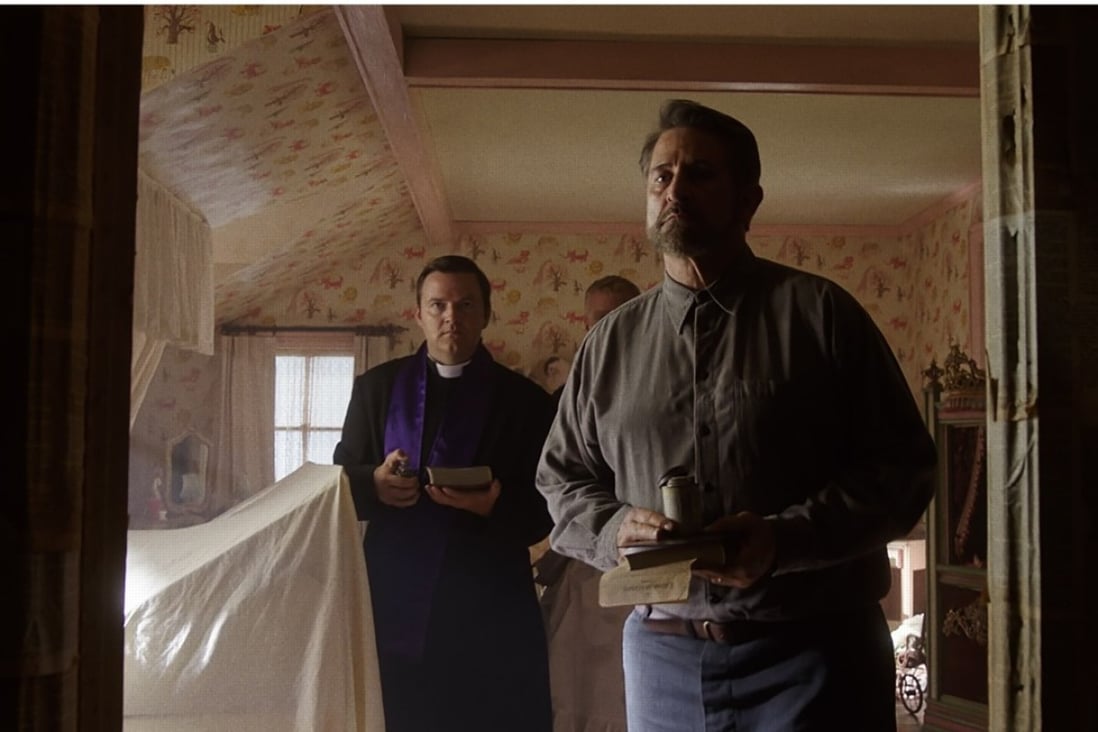 Anthony LaPaglia plays a toymaker in horror film Annabelle: Creation (category: IIB). Directed by David F. Sandberg, the film also stars Miranda Otto and Stephanie Sigman. Photo: Courtesy of Warner Bros. Pictures