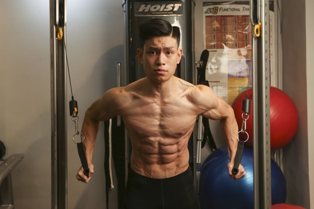 Bodybuilder Hin Chun Chui cut meat out of his diet three years ago. Photo: Xiaomei Chen