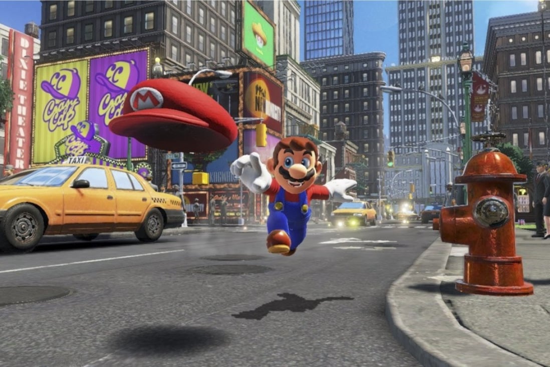 In Super Mario Odyssey, Nintendo’s famous plumber has access to a whole new range of abilities thanks to new sidekick Cappy. Photo: Nintendo