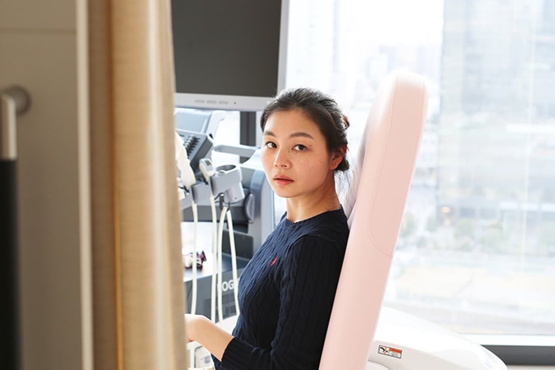 Le Le, a Shanghai lingerie designer, awaits egg freezing surgery in a hospital in Osaka, Japan. Photo: Handout.