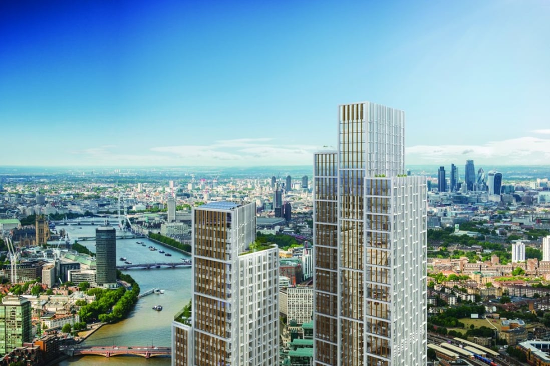 One Artist’s impression of One Nine Elms in London, the first offshore development invested by Dalian Wanda Group. Photo: SCMP/HANDOUT