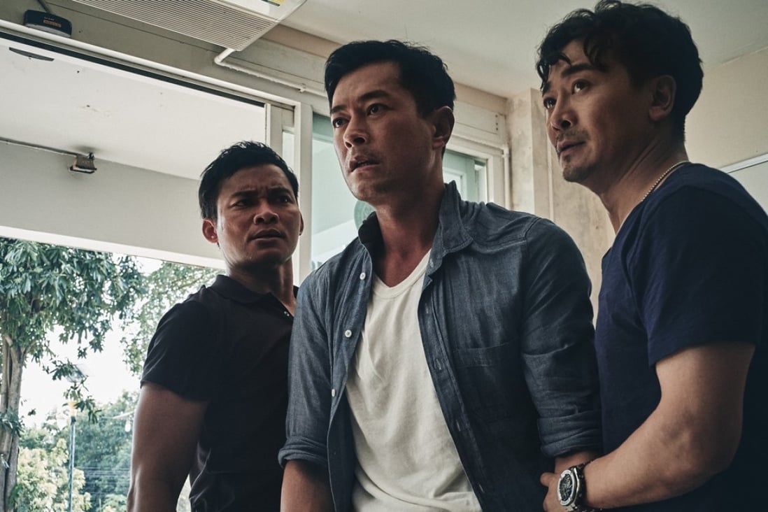 (From left) Tony Jaa, Louis Koo and Wu Yue in Paradox (category IIB; Cantonese, Thai, English, Putonghua), directed by Wilson Yip. The film also stars Wu Yue and Lam Ka-tung.