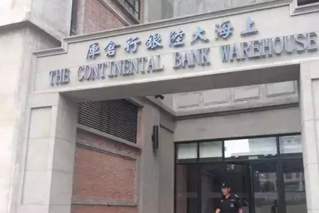 The Continental Bank Warehouse in Shanghai. Photo: Handout