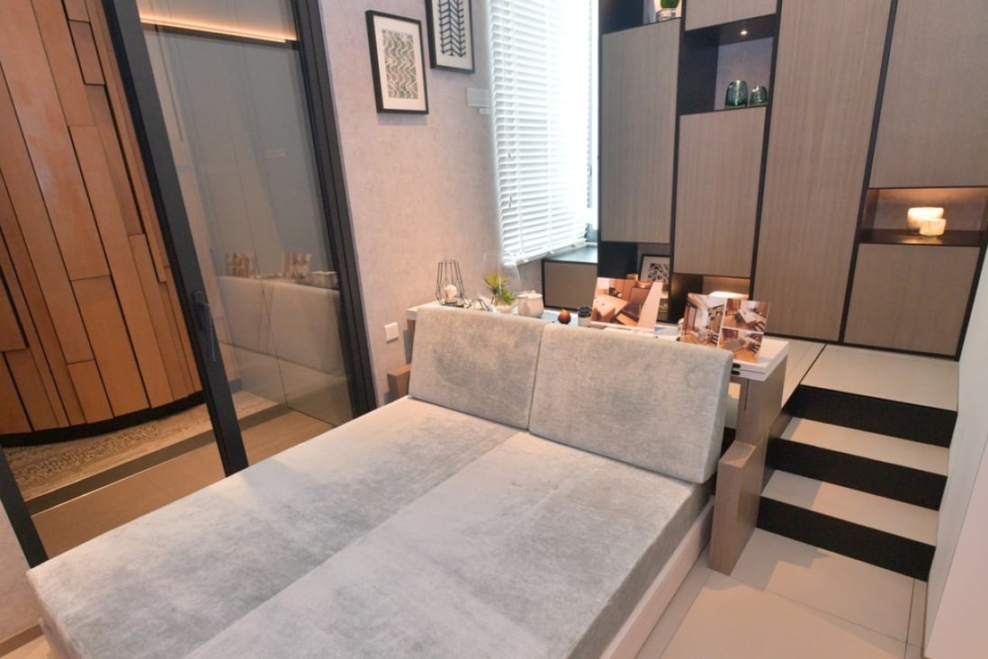 The popularity of tiny flats, like this one in the Edition 178 development in Kwai Chung, is growing as young people find themselves increasingly priced out of the market for bigger properties. Photo: Handout