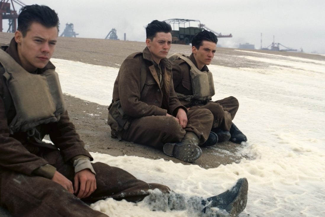One Direction singer Harry Styles (left) in a scene from Dunkirk, the best-performing non-franchise movie at the summer US box office even though Christopher Nolan’s film focuses on a second world war episode barely known in the United States and which predated US forces’ involvement in the conflict. Photo: Warner Bros Pictures/AP