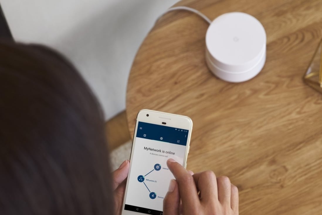 Google has teamed up with HKT to introduce Google Wifi mesh network technology to Hong Kong’s residential market. Photo: Handout