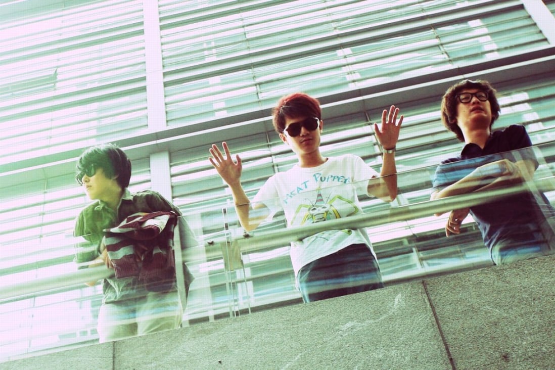Carsick Cars original band members (from left) Li Qing, Zhang Shouwang and Li Weisi will come together once again to play at the Concrete & Grass Music Festival in Shanghai. Photo: Maybe Mars/Concrete & Grass Festival
