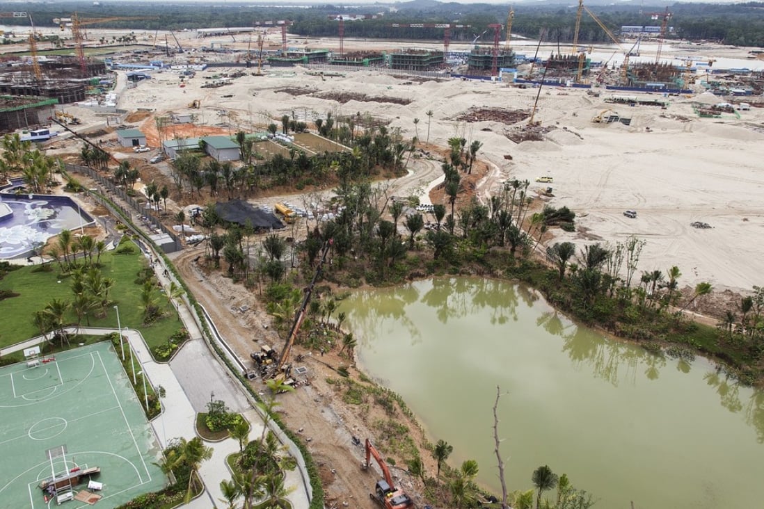 Forest City under construction in Johor, Malaysia. Picture: Edward Hursta