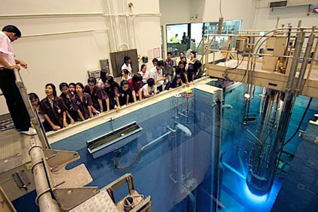 A swimming pool reactor comes under scrutiny at the Thailand Institute of Nuclear Technology. Scientists are pushing for the technology to be adopted in China. Photo: Handout