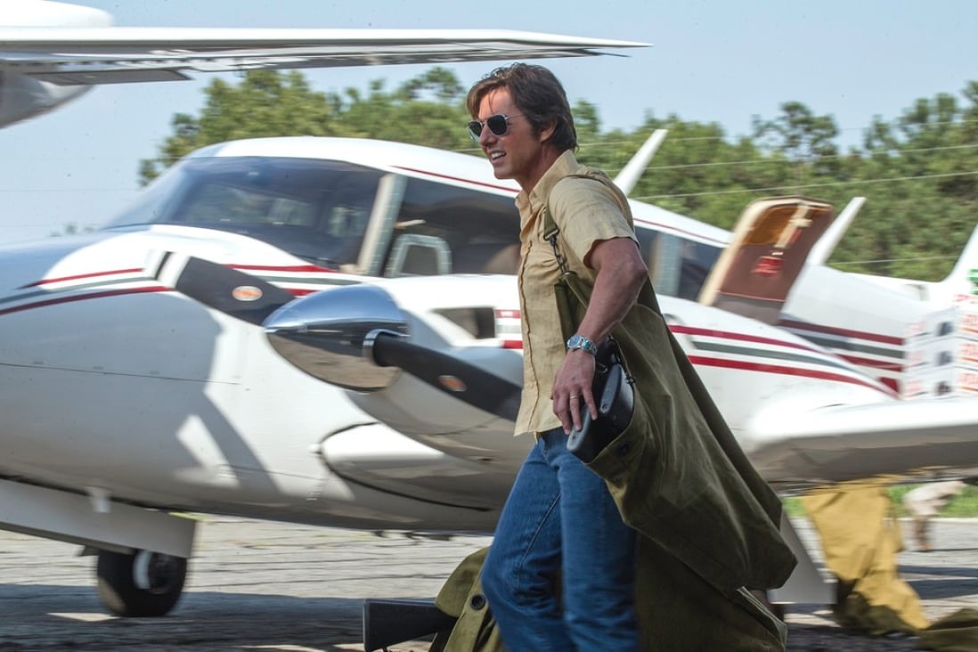 Tom Cruise as Barry Seal in a still from American Made (category IIB), directed by Doug Liman.