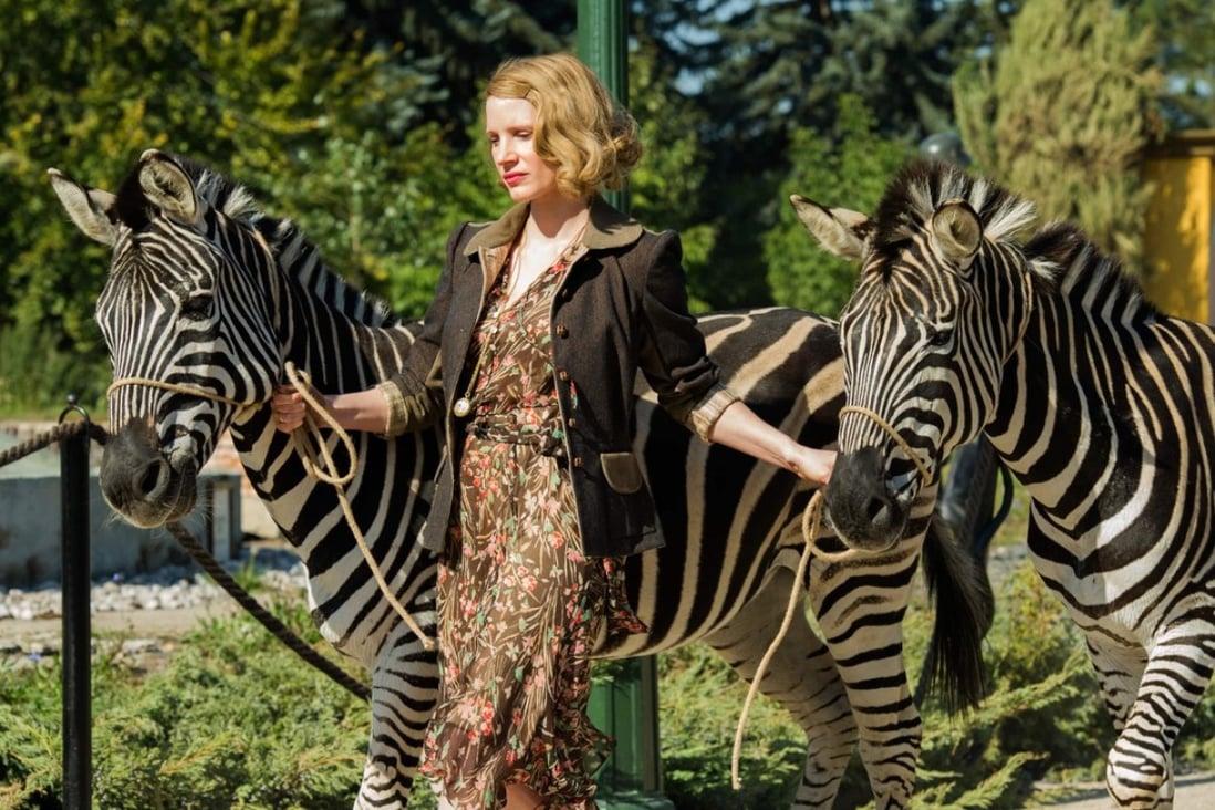 Jessica Chastain stars in The Zookeeper's Wife (category IIA, English, German), directed by Niki Caro.
