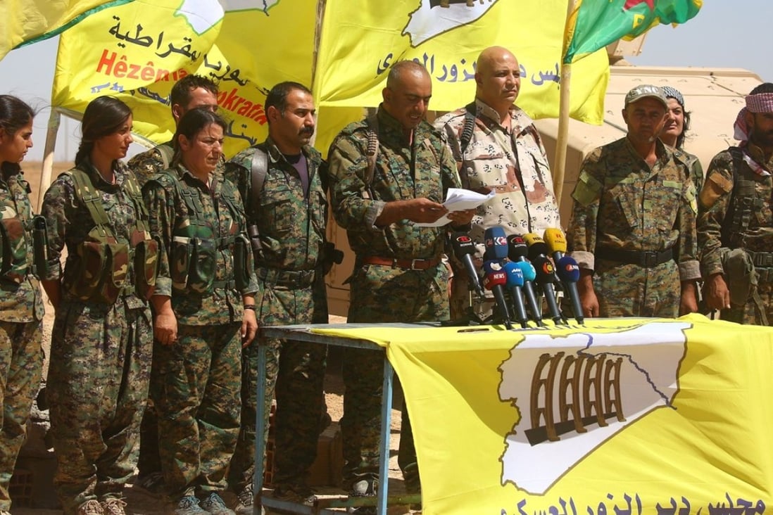 The Deir-ez-Zor Military Council – a coalition of Arab tribes and fighters that belongs to the broader US-backed Syrian Democratic Forces. Photo: AFP