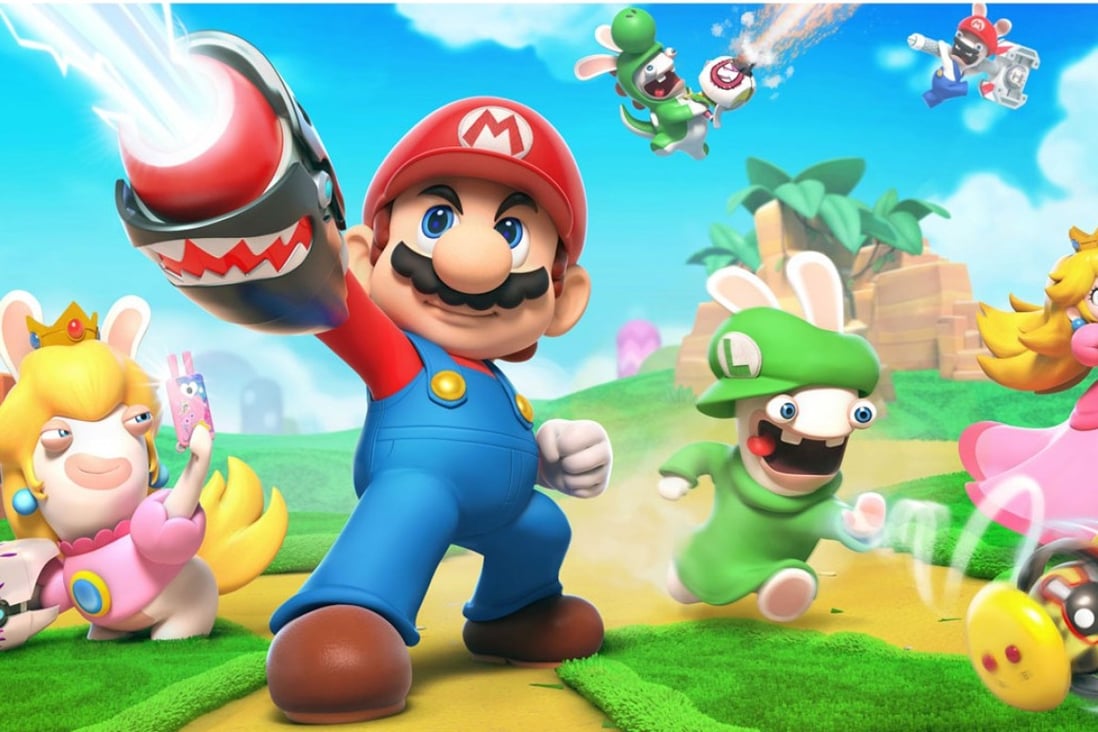 Mario + Rabbids Kingdom Battle for the Nintendo Switch sees Mario and crew team up with their Rabbid doppelgängers to fight through XCOM-like strategy puzzles.