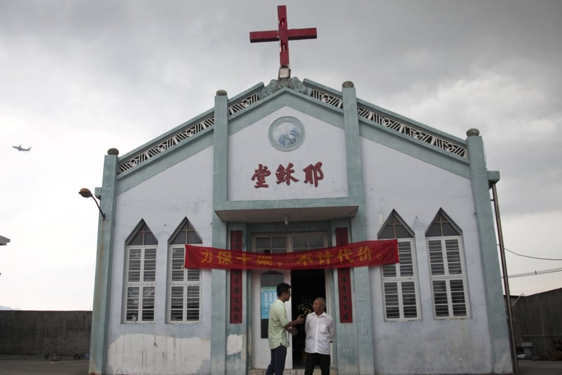 A file picture of a church in Wenzhou in eastern Zhejiang province. Photo: Associated Press