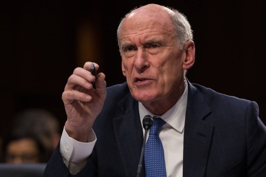 Director of National Intelligence Dan Coats, who warned that cybersecurity threats to the US are rising. Photo: SIPA USA/TNS