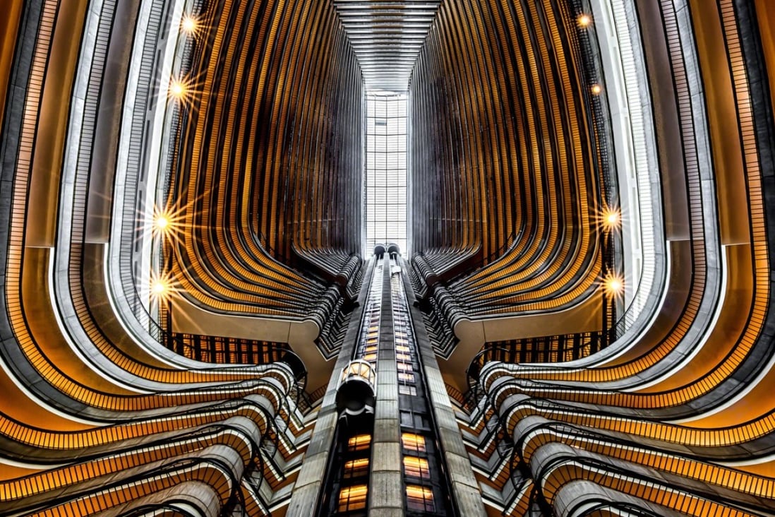 The Atlanta Marriott Marquis, which was designed by the architectural firm, John Portman & Associates.