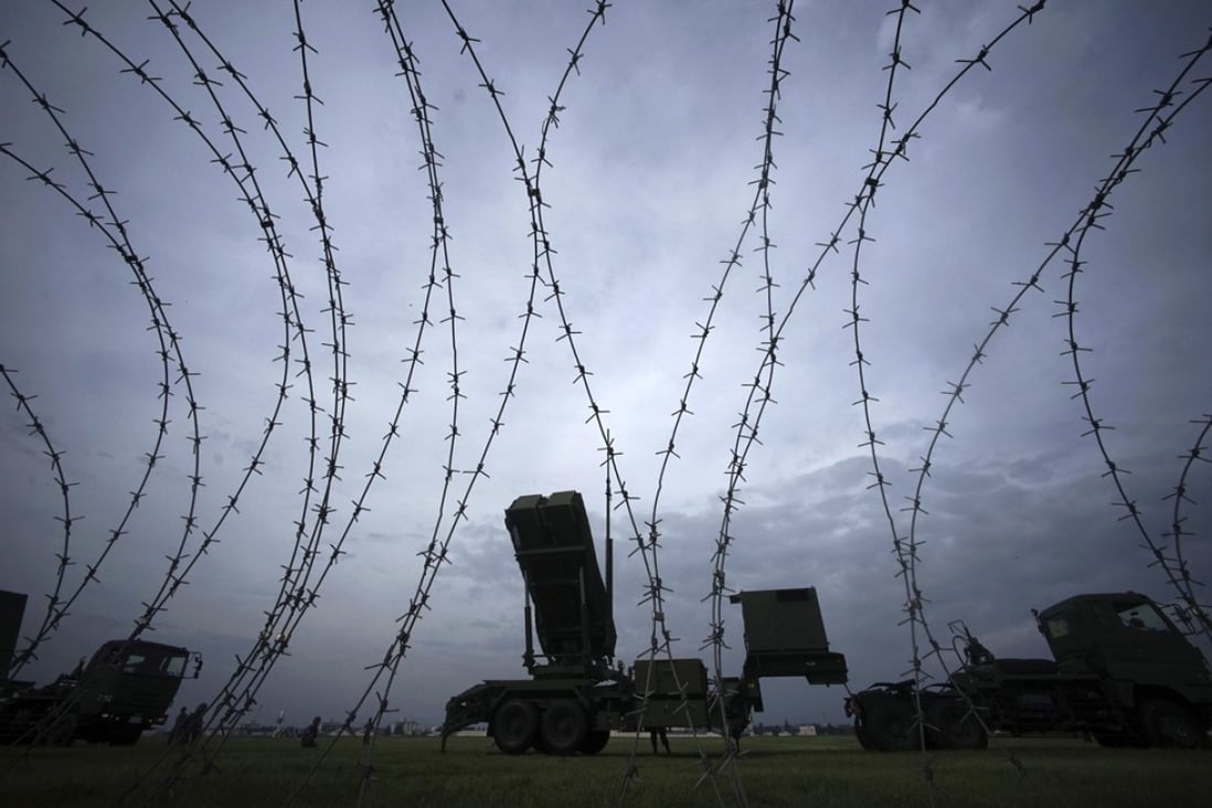A file picture of surface-to-air missile interceptors deployed at the US Yokota Air Base on the outskirts of Tokyo. Photo: Associated Press