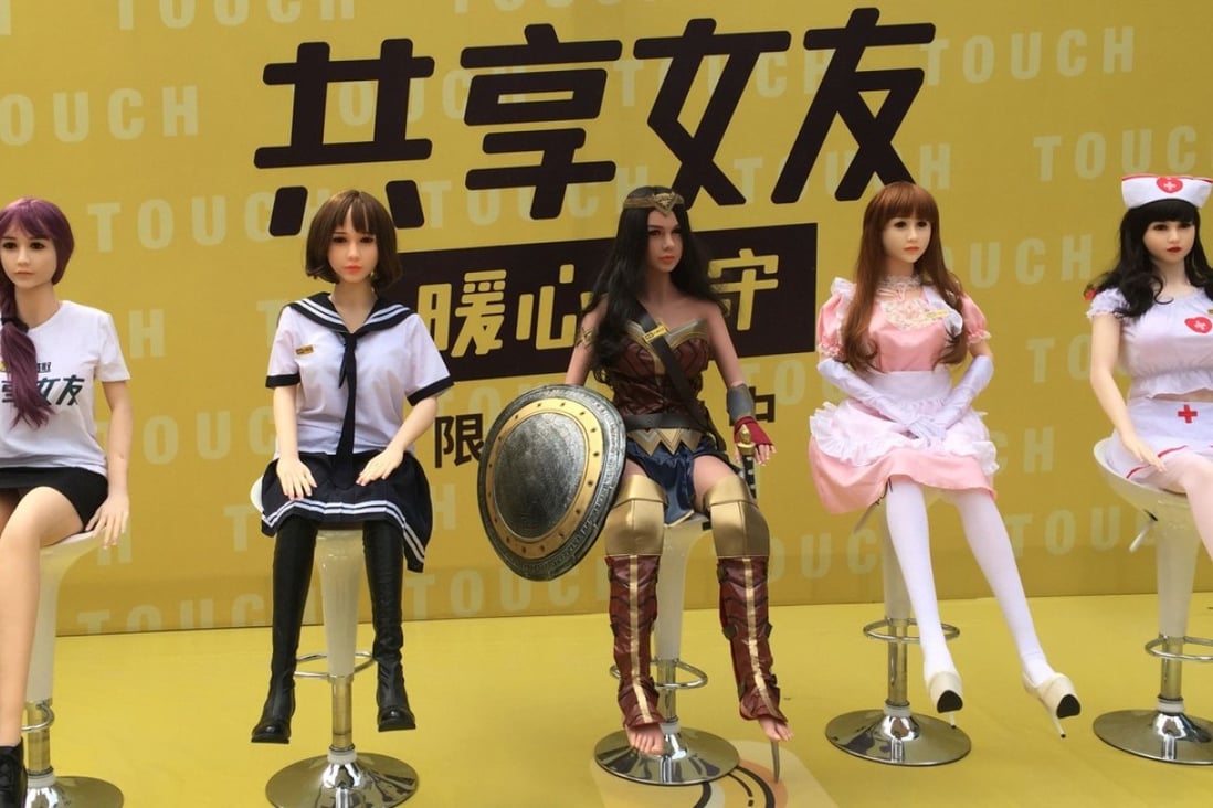 Users were offered a choice of five dolls representing Korean, Hong Kong, Chinese and Russian girls as well as a “Wonder Woman” figure. Photo: AFP