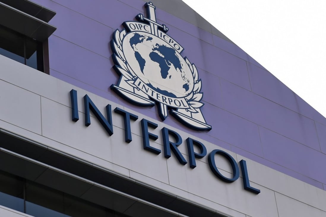 China’s state media on Monday said that the country was involved in about 3,000 investigations with Interpol. Photo: AFP