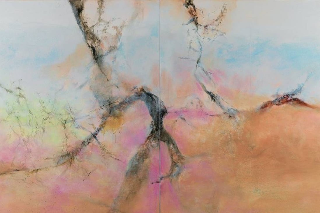 Zao Wou-Ki’s “24.12.2002 Diptyque” (2002) fetched US$5 million at auction in Shanghai.