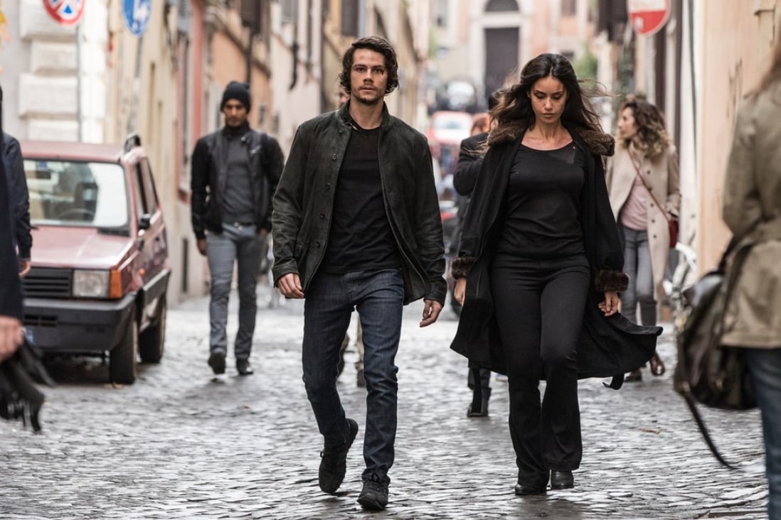Dylan O'Brien and Shiva Negar in a still from American Assassin (category IIB), directed by Michael Cuestra.