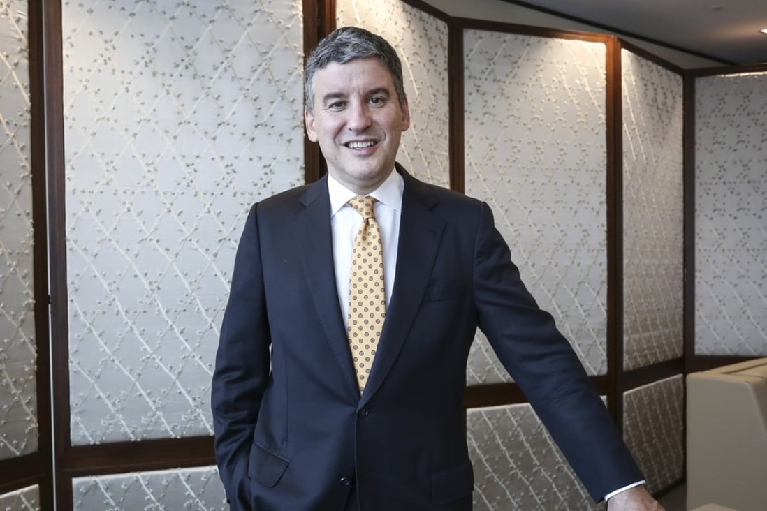 In May, Ping An Insurance announced the appointment of Jonathan Larsen, former head of retail banking and mortgages at Citigroup, as its chief innovation officer. Photo: Jonathan Wong