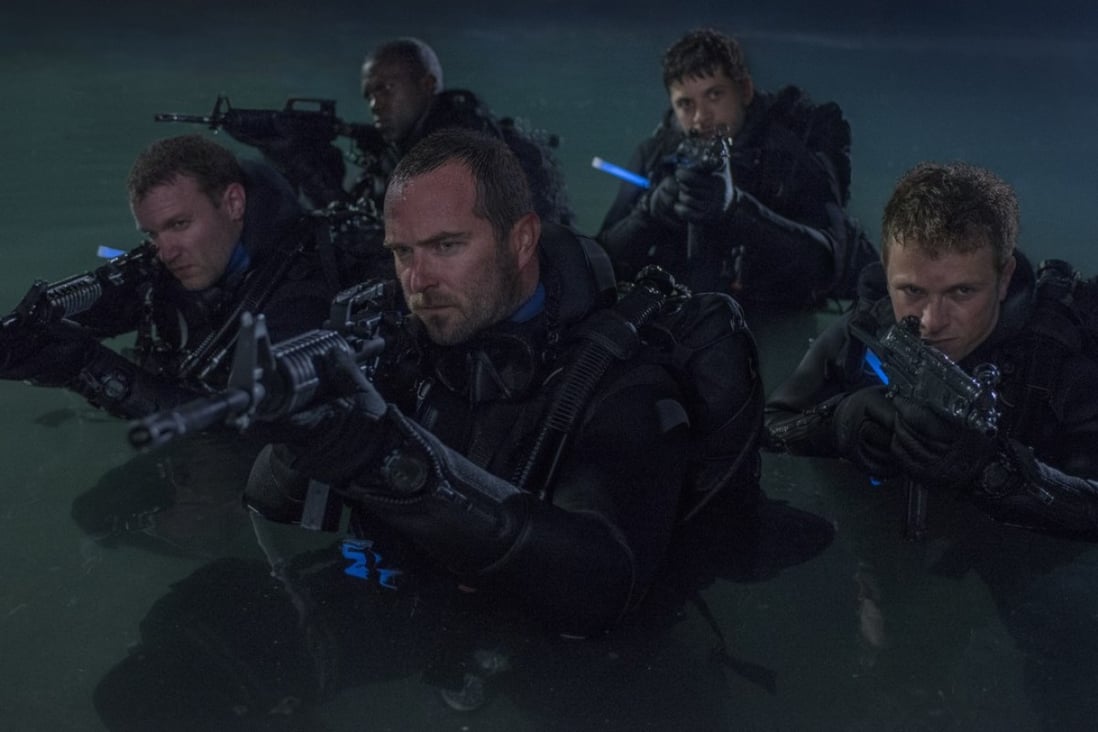 Sullivan Stapleton (front) leads a team of Navy Seals in the film Renegades (category IIA) directed by Steven Quale. It also stars J.K. Simmons, Sylvia Hoeks and Charlie Bewley. Photo: R. Bajo