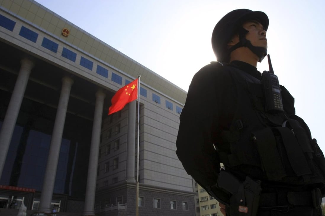 Authorities in the tense Xinjiang region have ramped up security. Photo: Reuters