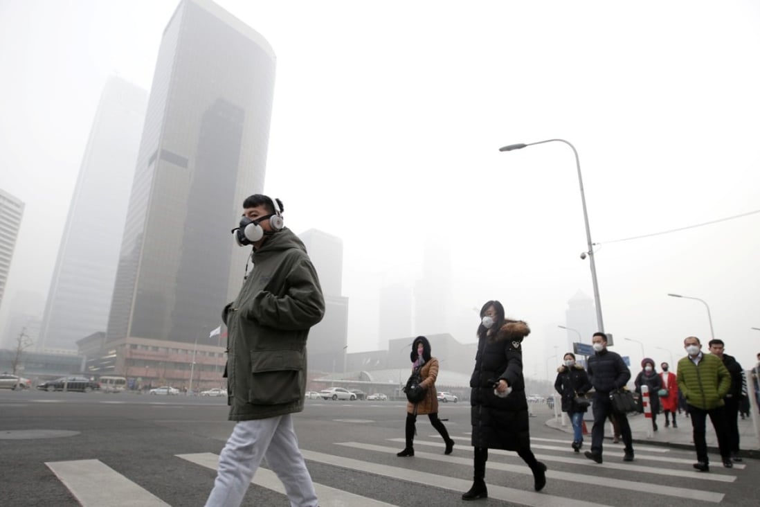 The authorities are struggling to reduce Beijing’s notorious smog levels. Photo: Reuters