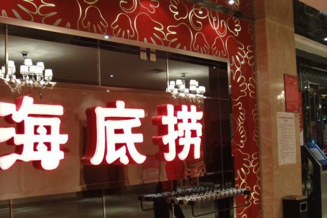 The Haidilao hotpot restaurant chain closed two branches in Beijing after investigators highlighted a string of safety concerns. Photo: Weibo