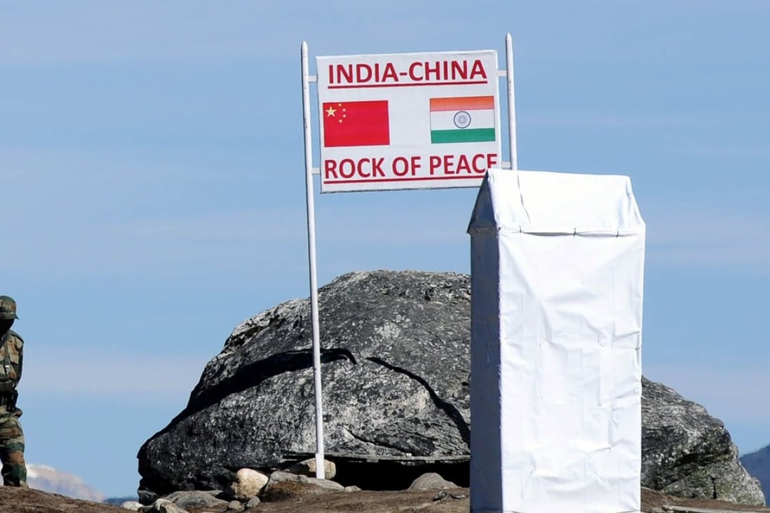 An Indian soldier keeps watch at Bumla Pass on the India-China border. According to Indian media reports, about 1,000 Chinese troops are still in the area of a recent border stand-off between the two countries. Photo: AFP
