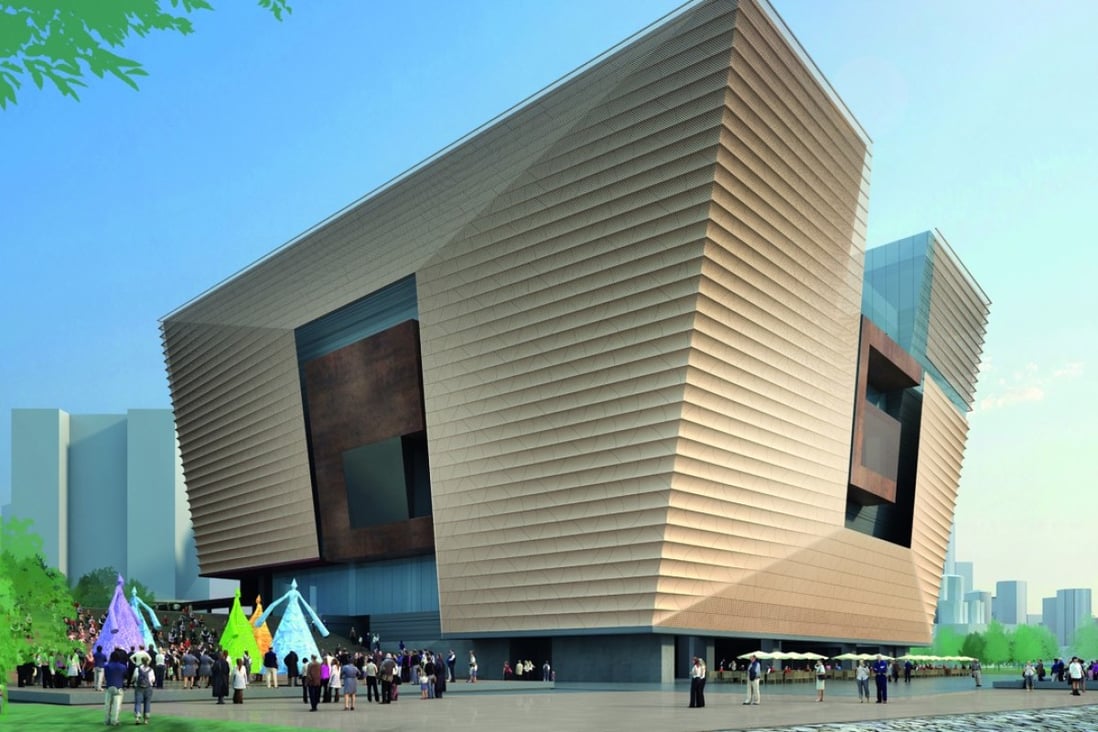Some have likened the museum design to a ding, or ancient Chinese cauldron. Photo: Handout