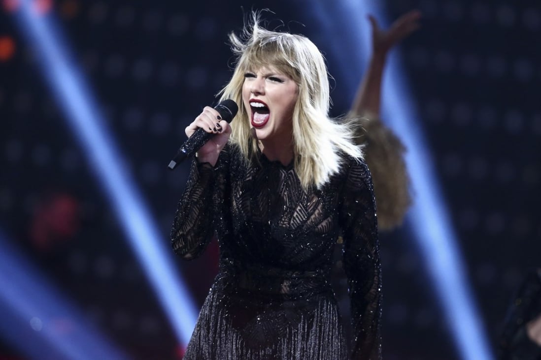 Taylor Swift performs in Houston, Texas. Photo: John Salangsang/Invision/AP