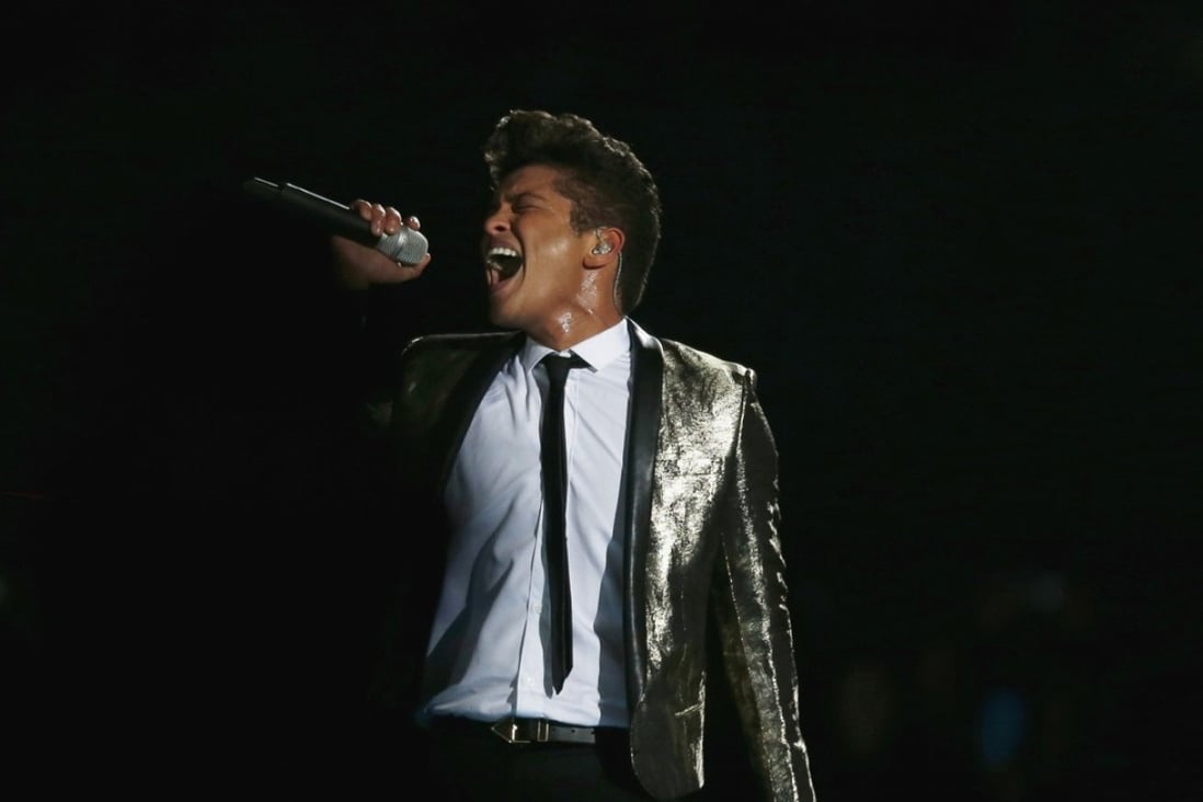 Bruno Mars will take to the stage in Hong Kong in mid-May. Photo: Reuters