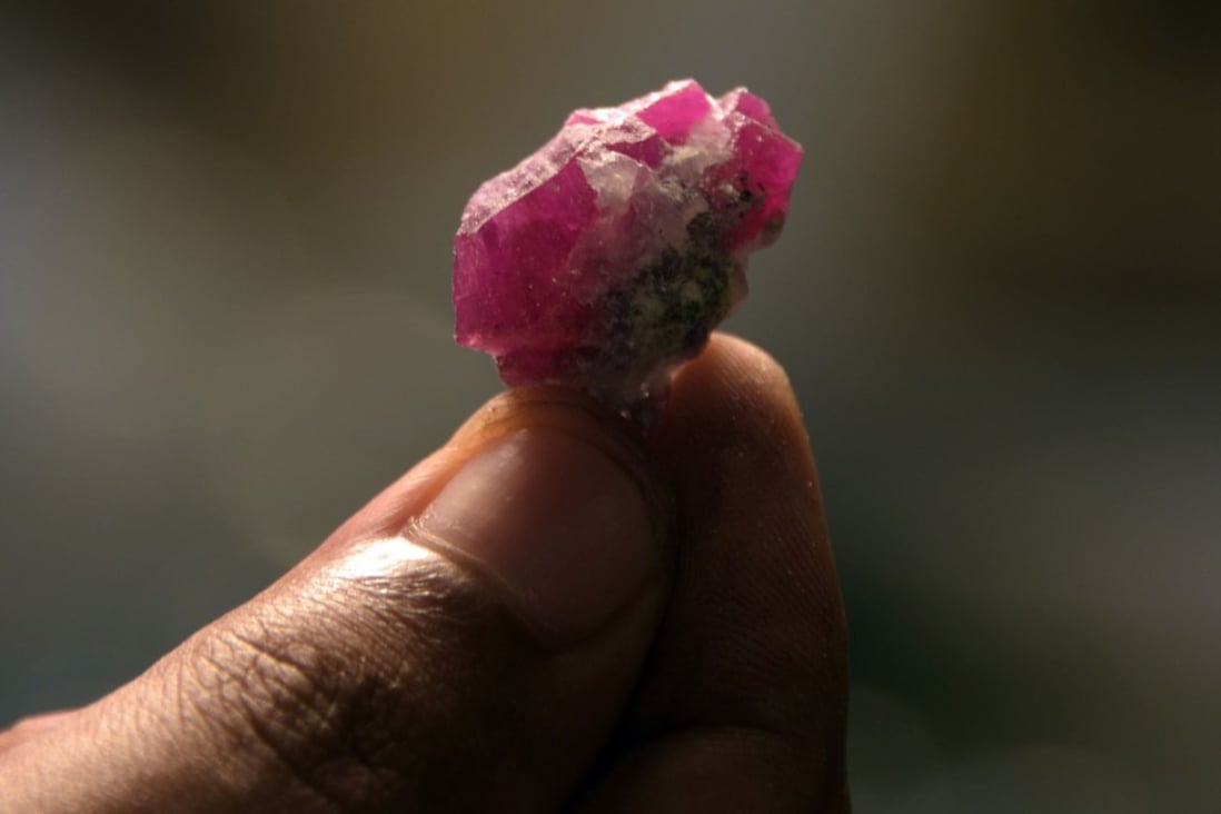 Pakistani Kashmir has millions of precious rubies but only occasional