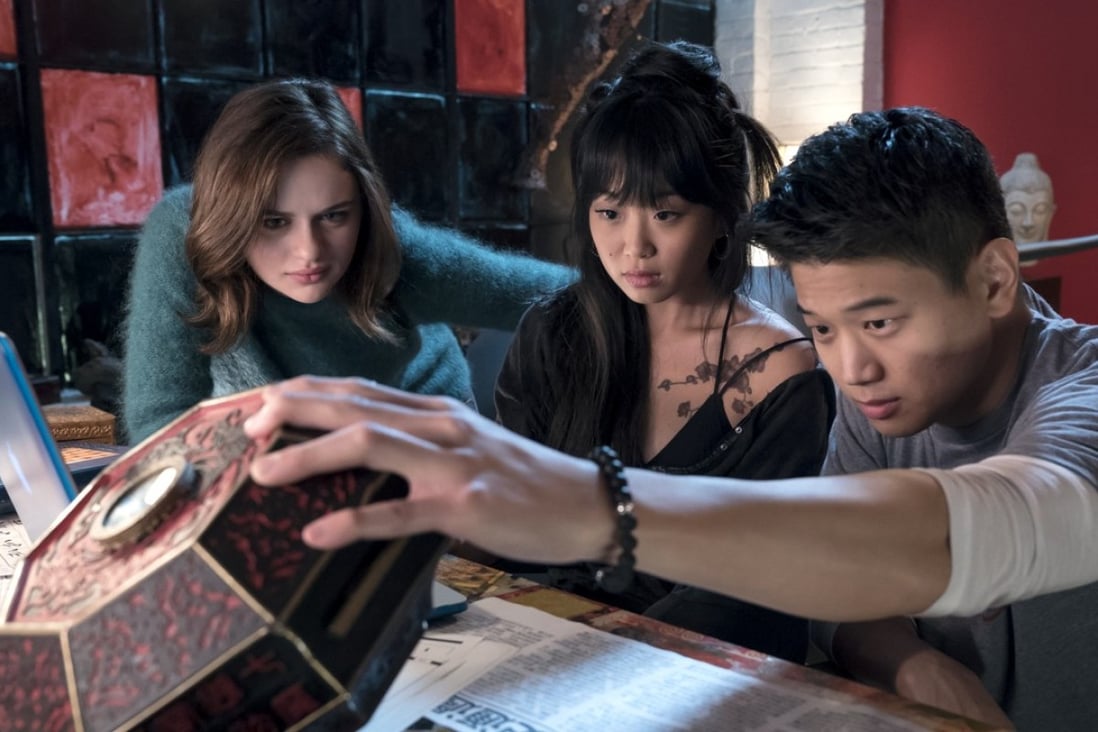 Teenaged Hong Kong film-goers can look forward to seeing (from left) Joey King, Alice Lee and Ki Hong Lee in the film Wish Upon (category; IIB), directed by John R. Leonetti. Ryan Philippe co-stars