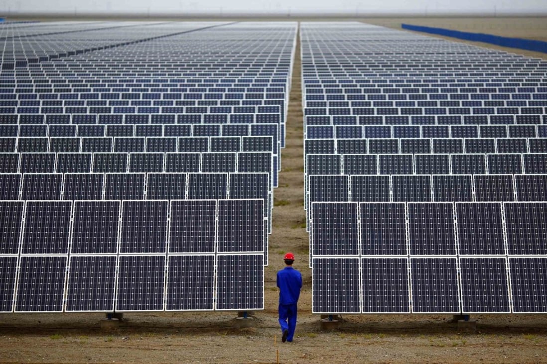 Chinese solar companies find that they are unable to compete on price in overseas markets. Photo: Reuters