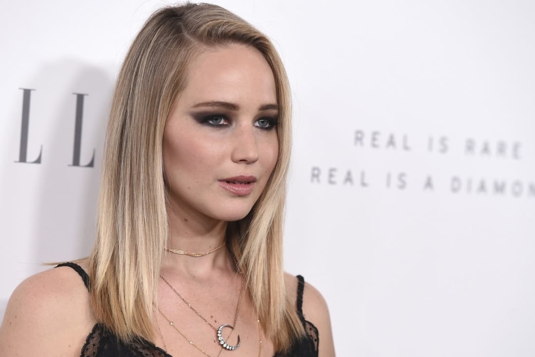 Jennifer Lawrence arrives at the 24th annual ELLE Women in Hollywood Awards. She and fellow actress Reese Witherspoon pledge to do more to fight abuse after the Harvey Weinstein sex scandal. Photo: Invision/AP