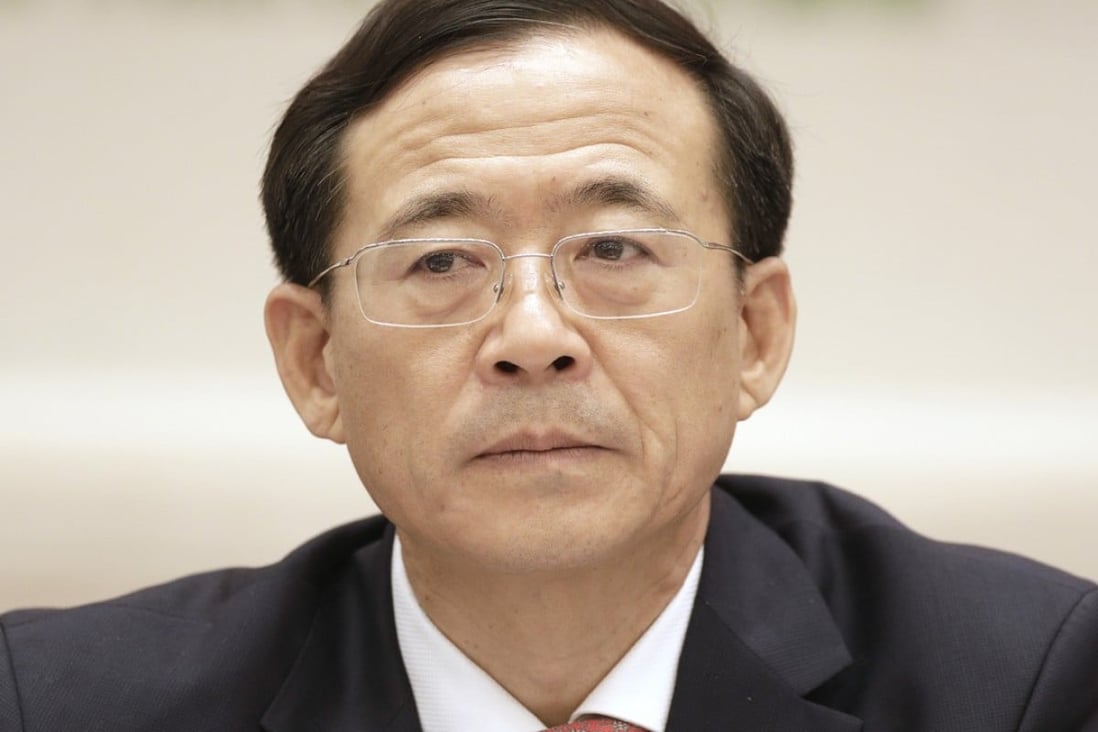 Liu Shiyu, chairman of the China Securities Regulatory Commission, has accused a string of disgraced cadres of plotting to seize the reins of power in China. Photo: Bloomberg