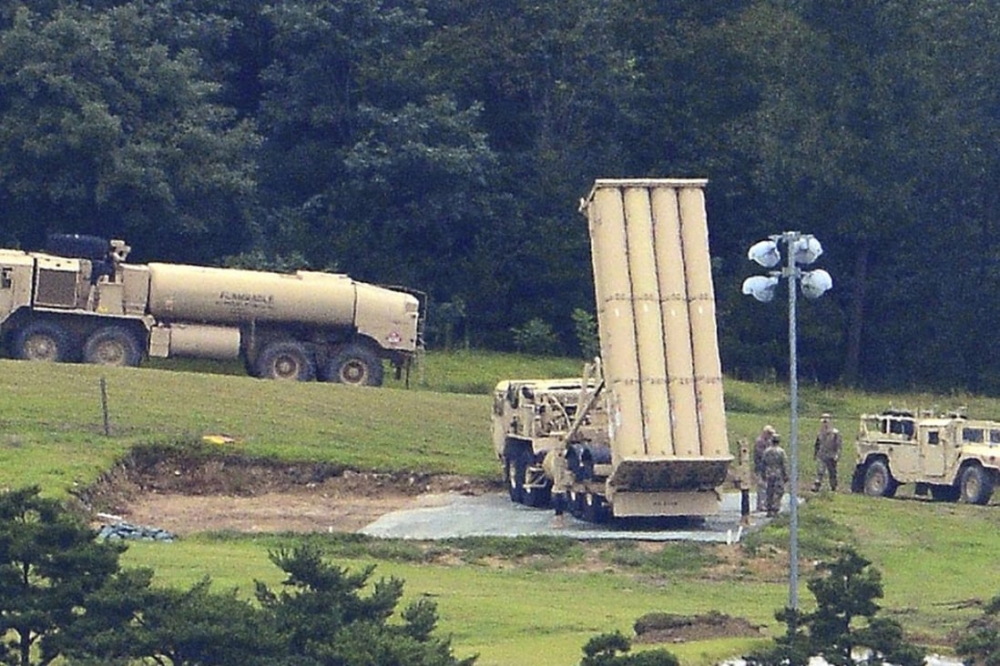 South Korea says the THAAD missile shield is needed to counter the threat posed by North Korea. Photo: AP