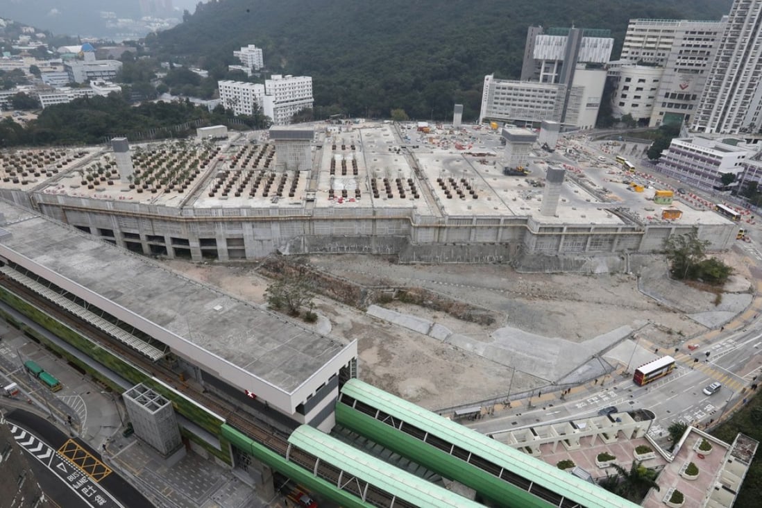 The Wong Chuk Hang MTR station on the south side of Hong Kong Island. MTR Corp is seeking bidders for a plot of land for residential development near the station. Photo: Edward Wong