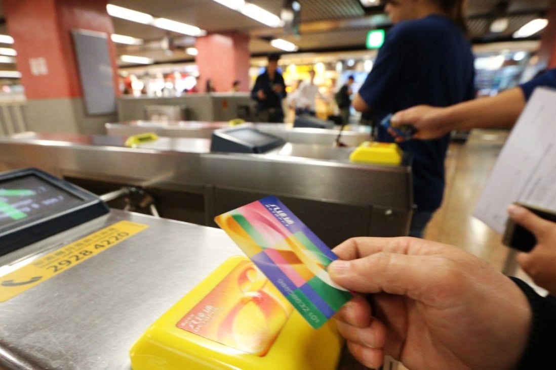 Octopus cards were first used for public transport but can now be used at convenience stores, car parks and other locations. Photo: Felix Wong