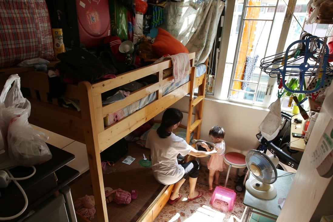 The survey involved 204 families living in subdivided flats in Kwai Chung, New Territories. Photo: Edward Wong