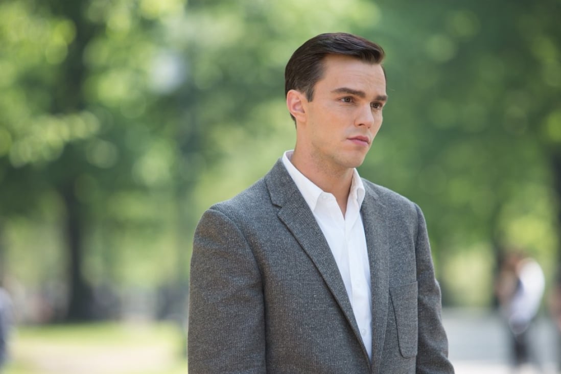 Nicholas Hoult as J.D. Salinger in a still from Rebel in the Rye (category IIA), directed by Danny Strong.