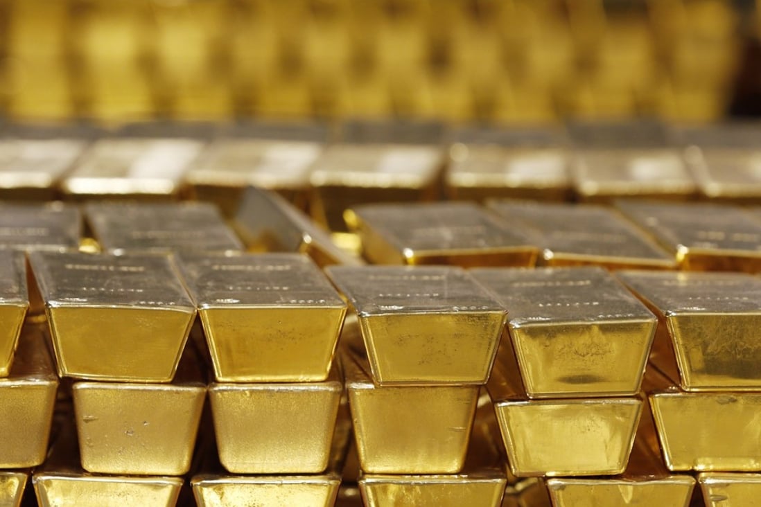 Gold prices have been volatile in the past year, enhancing the need for financial products to hedge against risk. Photo: AP