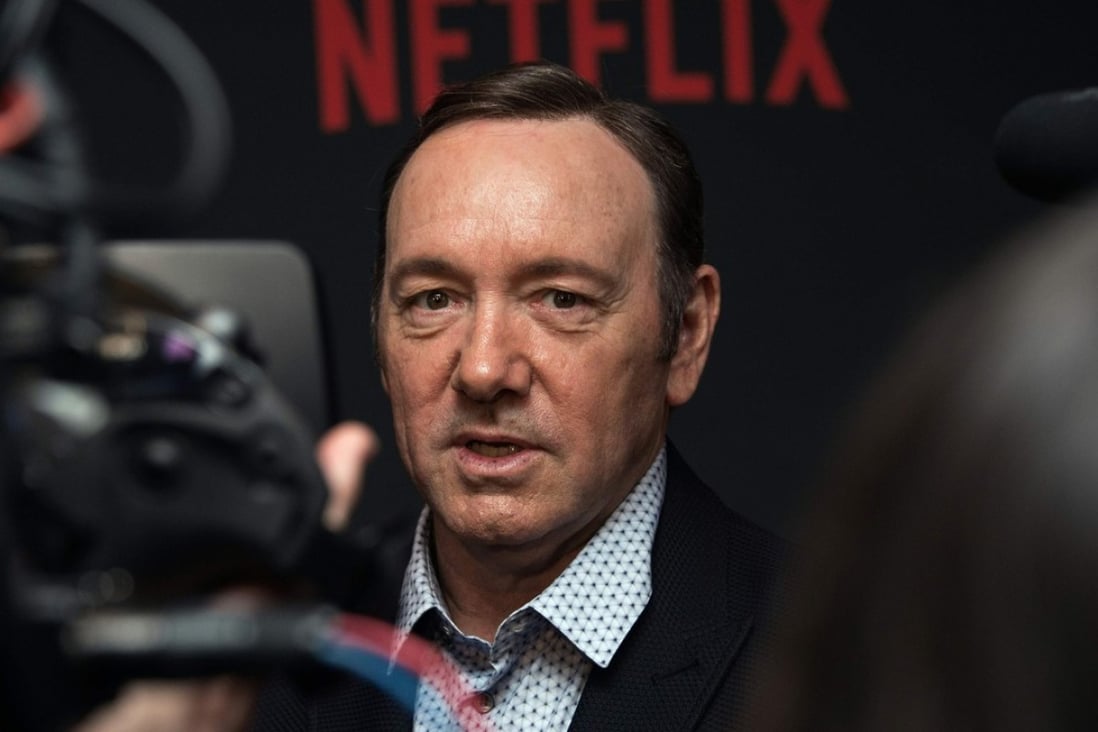 Kevin Spacey arrives for a House of Cards premiere. Netflix has suspended production on the sixth season of the series, in which Spacey stars, following the accusations against him of sexual harassment. Photo: AFP